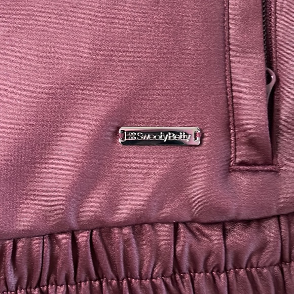 NWT Sweaty Betty purple shimmer lightweight slim fit Laverne track jacket - Picture 4 of 13